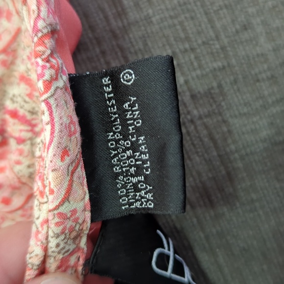 💥50% sale💥Kasper paisley 2 layer 12Pskirt #b746 - Picture 4 of 7